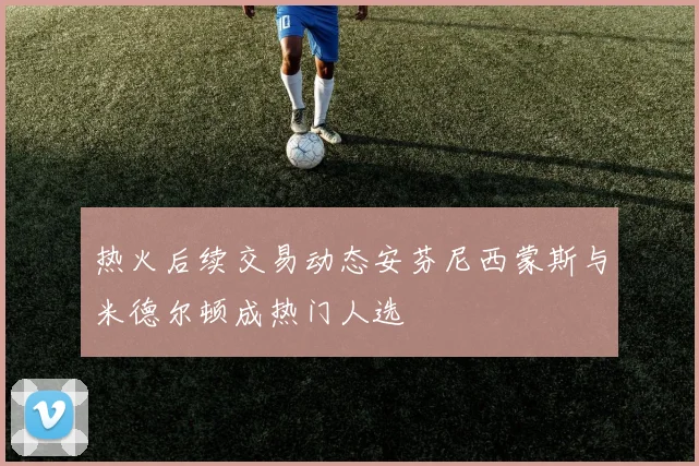热火后续交易动态安芬尼西蒙斯与米德尔顿成热门人选